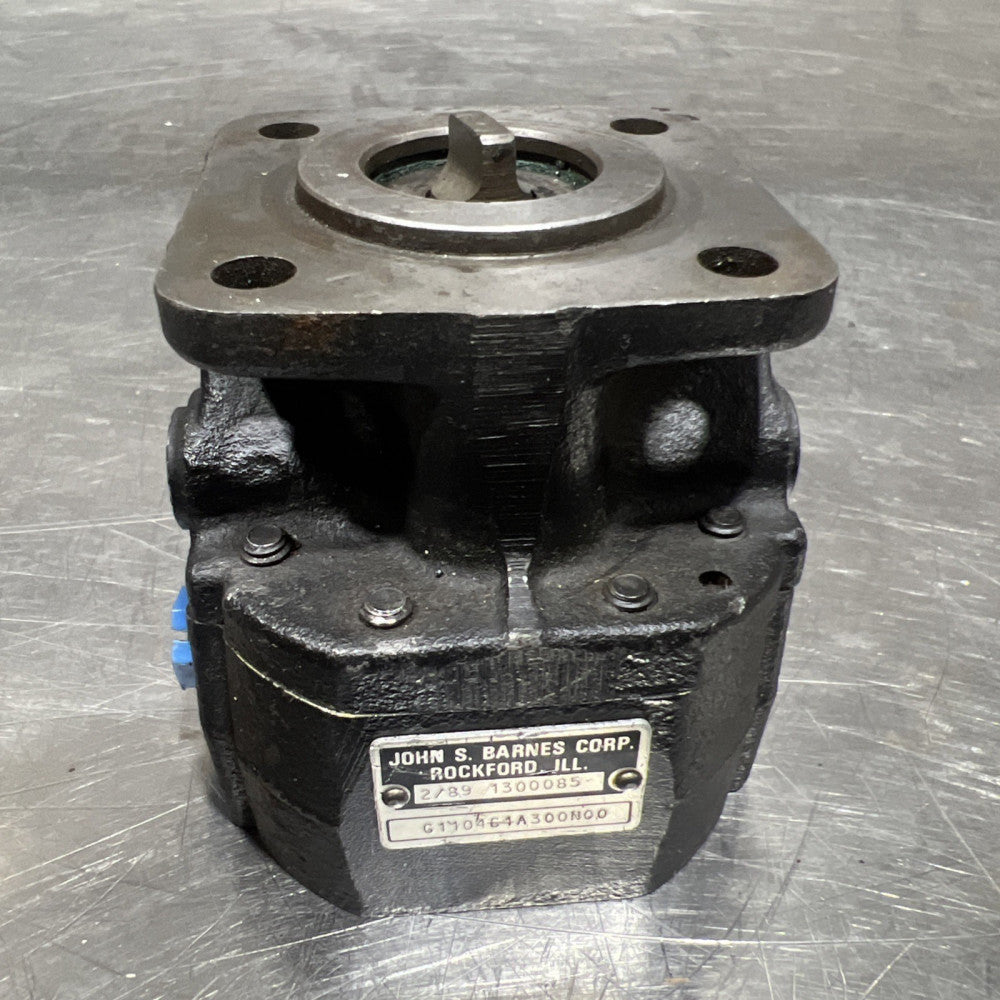 John & Barnes 1300085 Model # G1104C1A300N00 HIGH PRESSURE HYDRAULIC PUMP Nos