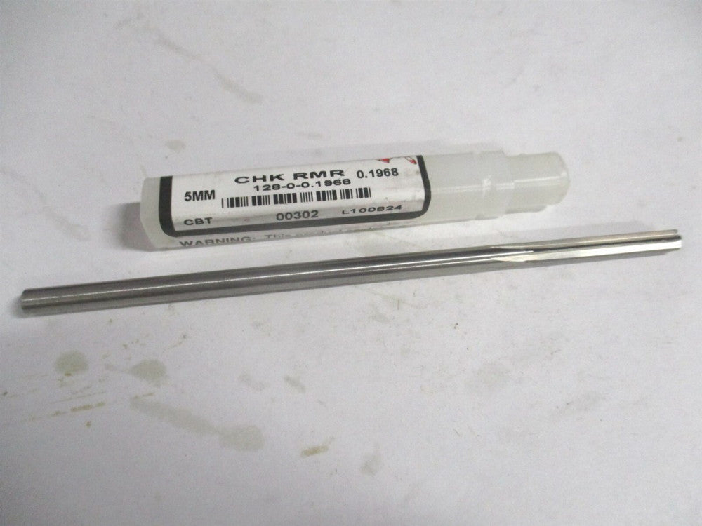 Alvord Polk (00302) 0.1968" x 1-1/4" x 5" Straight Cobalt 6Fl Chucking Reamer 