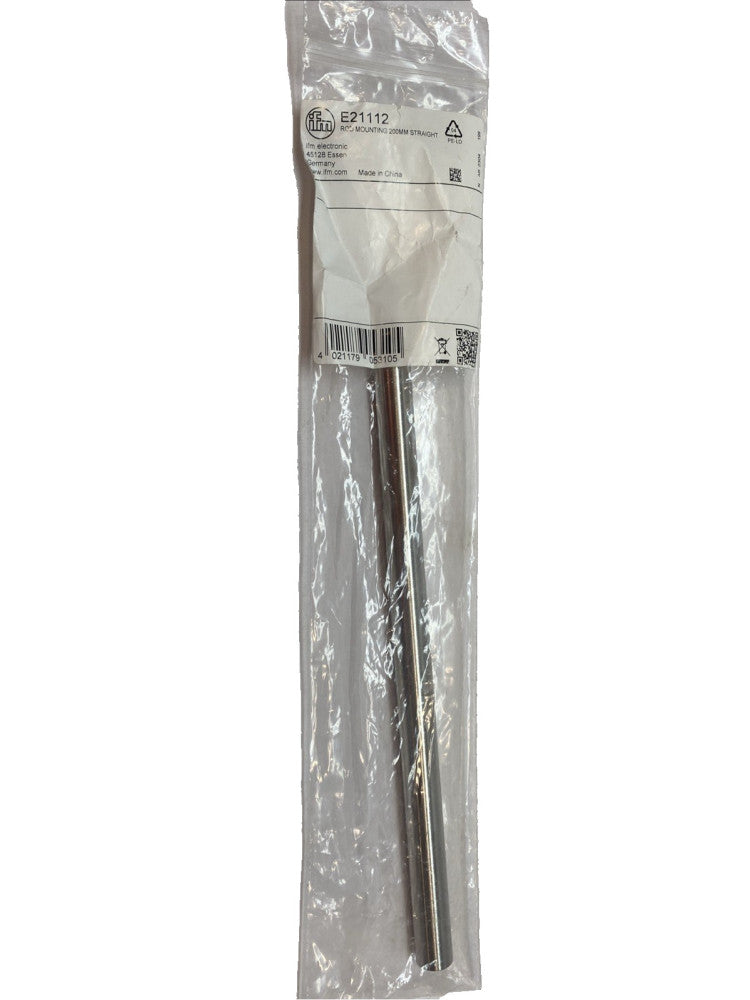 IFM E21112 200 mm Stainless Steel Sensor Mounting Rod