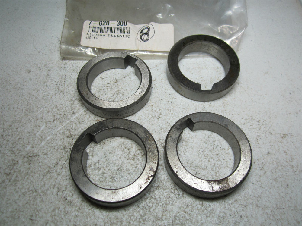 TMX (7-020-300) 2-1/8x1/2x1-1/2 Arbor Spacer - Pack of 4