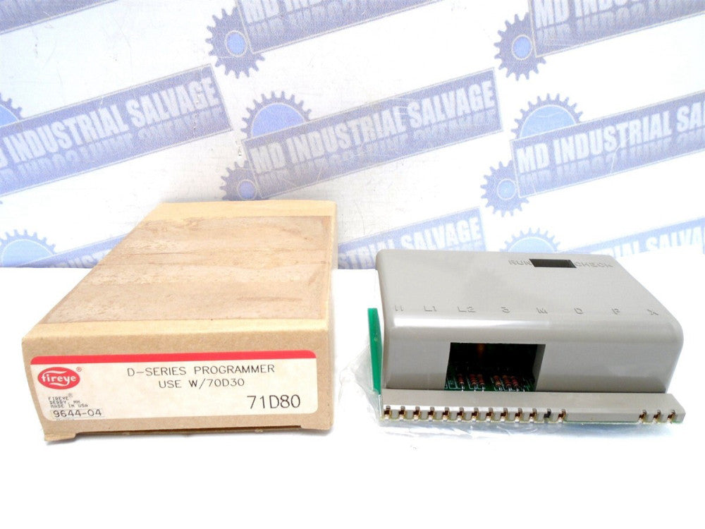 FIREYE - 71D80 - D-Series PROGRAMMER Use w/70D10/70D20/70D30 (NEW in BOX)