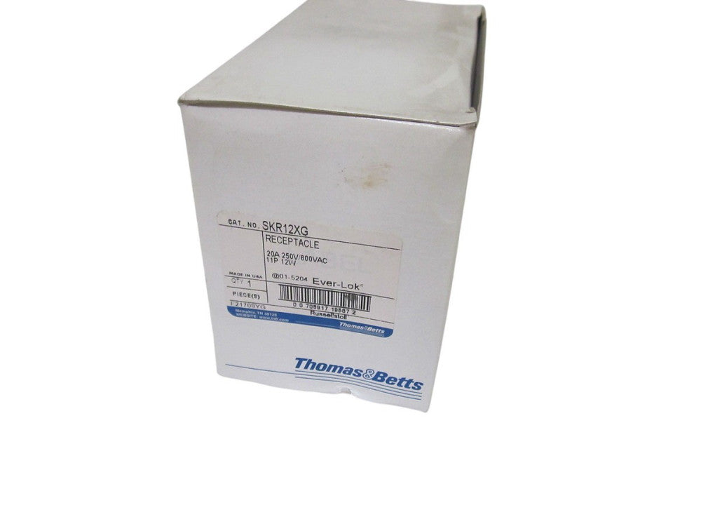 THOMAS & BETTS SKR12XG RECEPTACLE 20A 250V NSMP