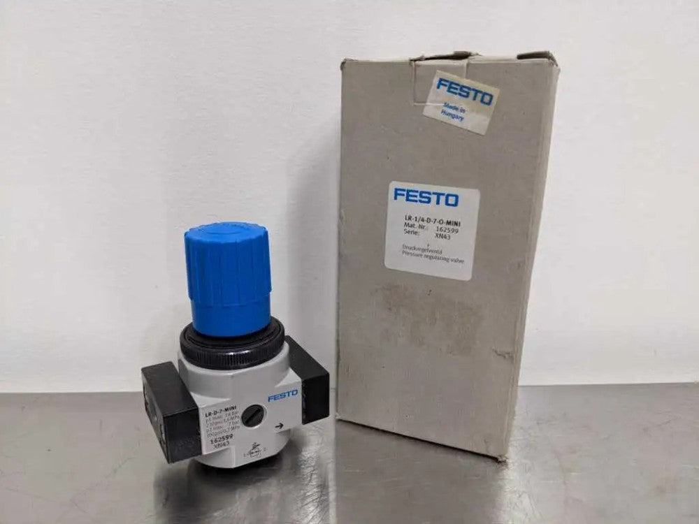 Festo LR-1/4-D-7-O-MINI Pressure Regulator 162599 Ser xn43