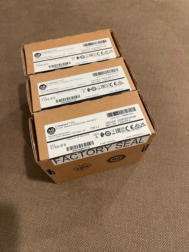 3pcs Allen-Bradley 1769-IF8 Analog Input Module