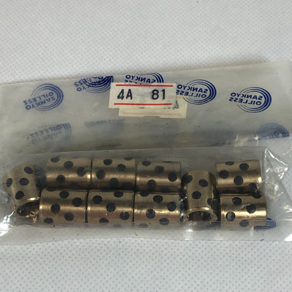 Sanyo Oilless Bushing Bearing SOB 8 x 12x 15mm  (lot of 10)