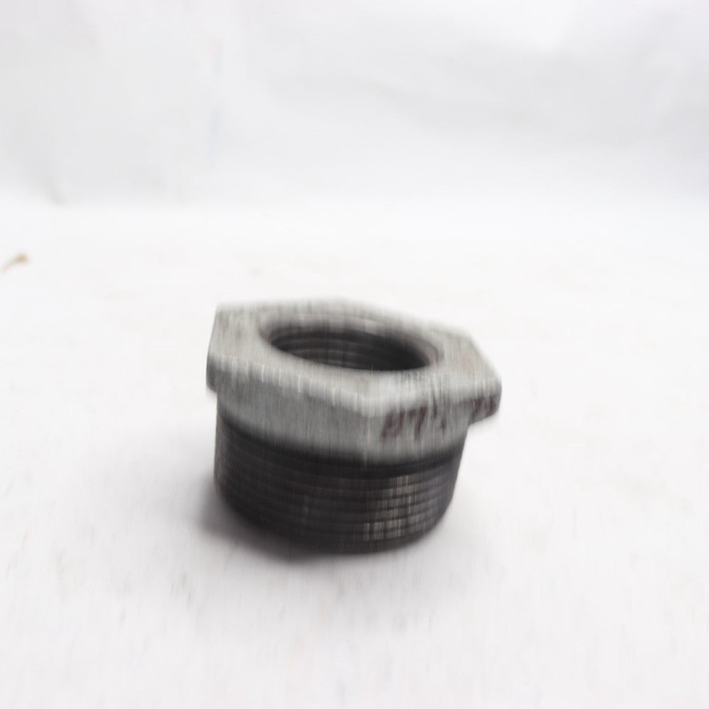 B&K Industries Hex Bushing Galvanized Malleable Iron 1-1/2" x 1" 511-975HN