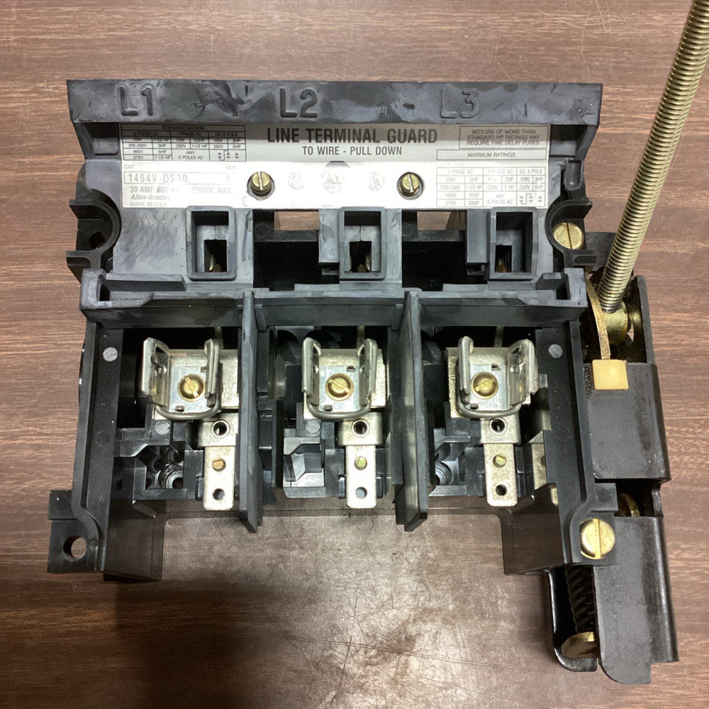 ALLEN BRADLEY 1494V-DS30 SER. A 600VAC 30A F97