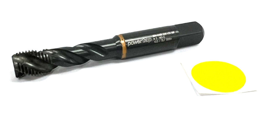 POWER TAP 3/8"-24 CUT DIA FLUTE LENGTH 1-1/4" SHANK DIA 5/16" SPIRAL 3 FLUTE