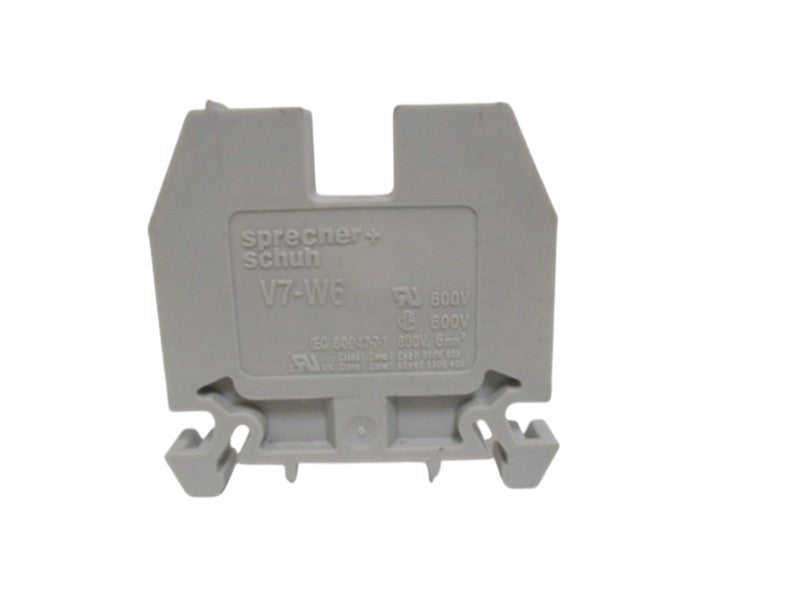 SPRECHNER + SCHUH V7-W6 FEEDTHRU TERMINAL BLOCK  NSNP