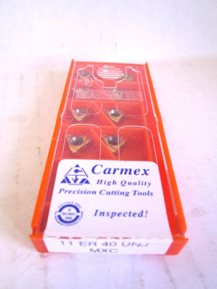 Carmex Carbide RH External Laydown Threading Insert 11 ER 40 UNJ MXC Pack Of 10