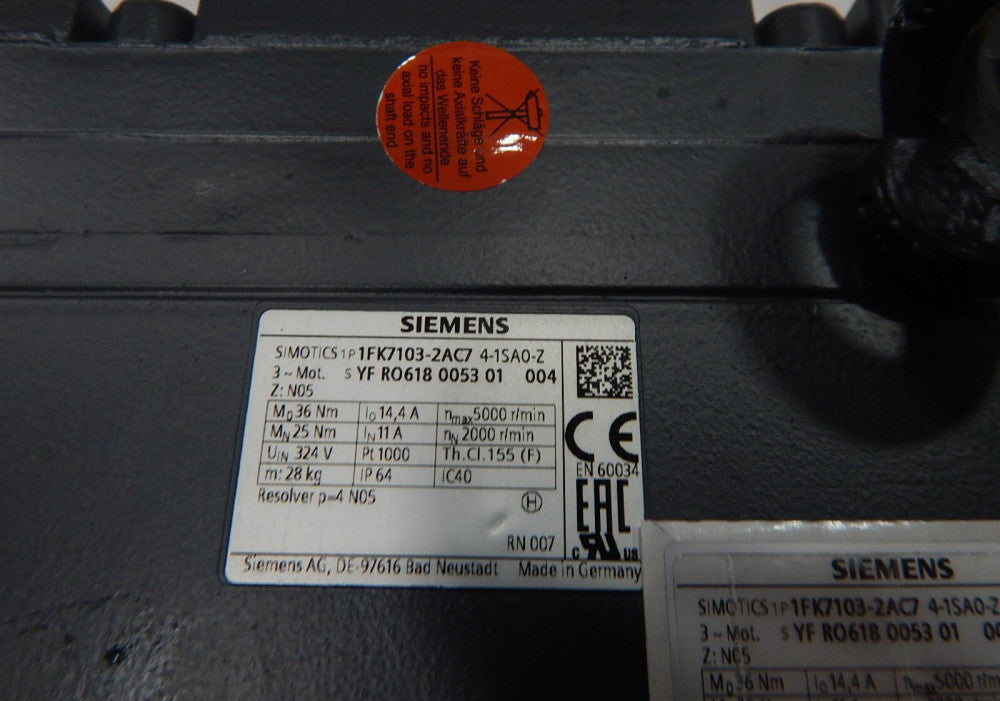 Siemens 1FK7103-2AC74-1SA0-Z