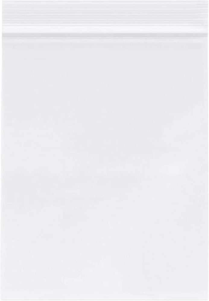 4 X 6 Inch (1000 PCS) Clear Reclosable Zip Poly Plastic Bags - Resealable Lock S
