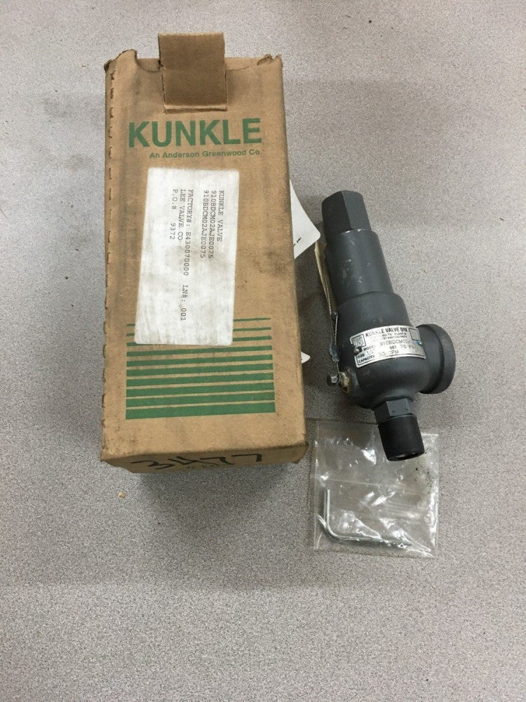 NEW IN BOX KNUCKLE 1/2" SAFETY VALVE 910BDCM02AJE