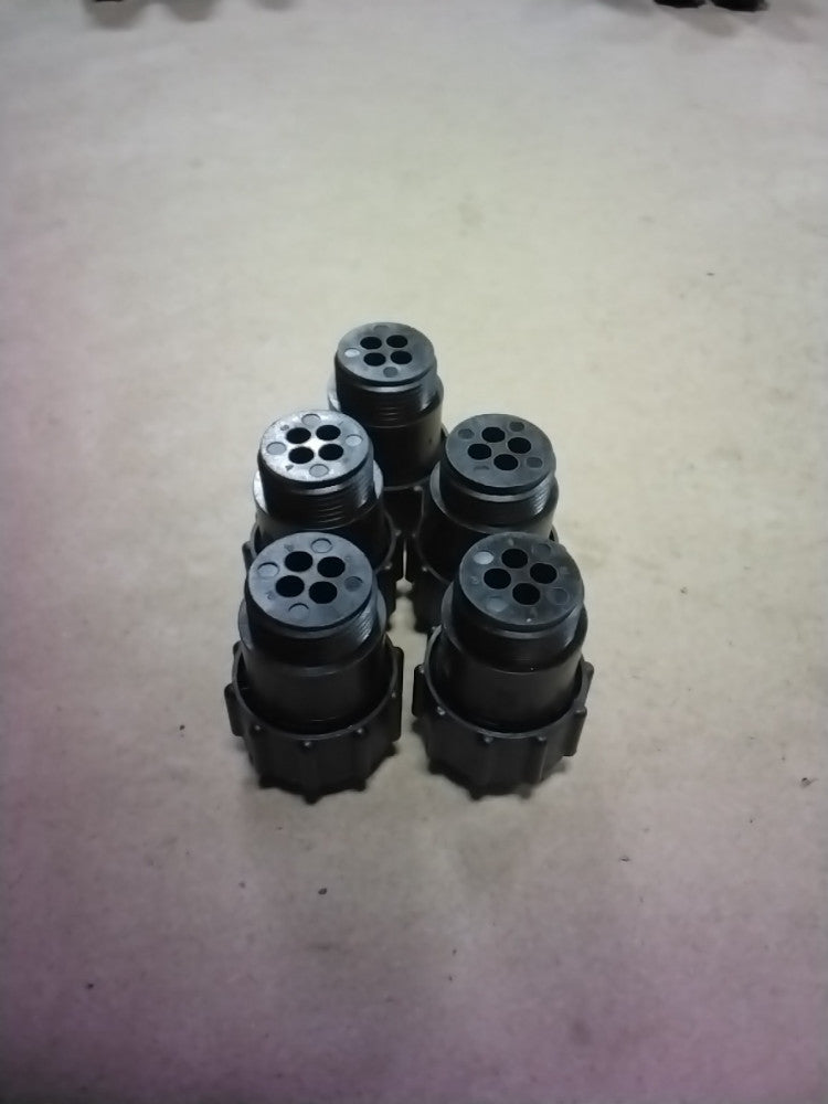 AMP 206429-1 Circular Connector Plug Housing 4 Position, Lot Of 5