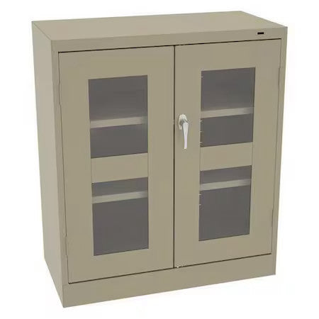 Tennsco Cvd4224sd Shelving Storage Cabinet, 42 In H, 36 In W, 24 In D, Swing,