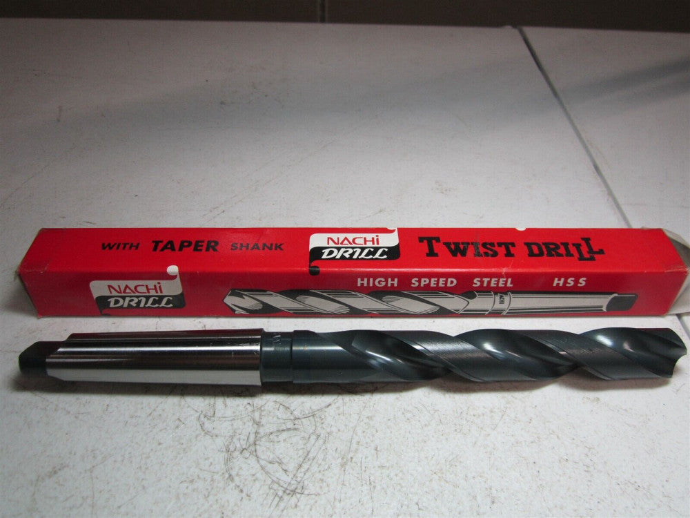 Nachi (1268972) List #601 57/64 Diam High Speed Steel Taper Shank Drill