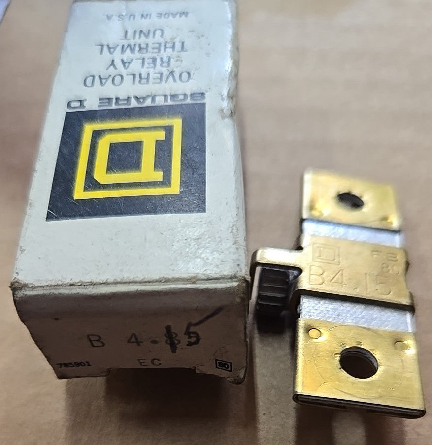 Square D Overload Relay Thermal Heater B4.15
