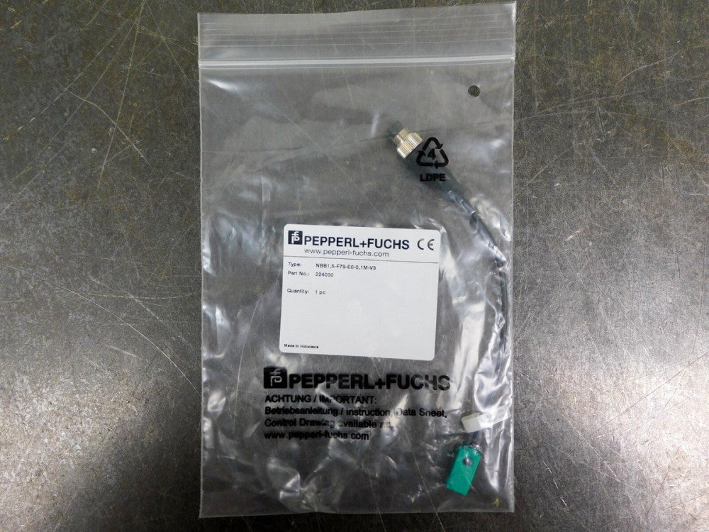 Pepperl + Fuchs 224030 Proximity Switch Sensor NBB1,5-F79-E0-0,1M-V3