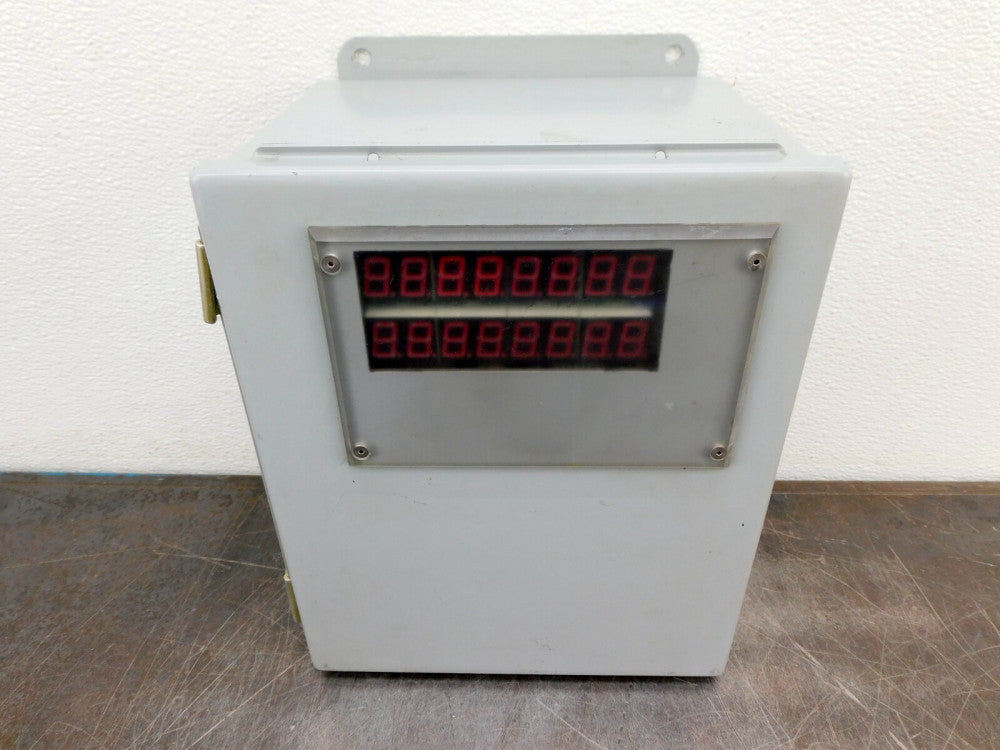 Hoffman Enclosure 10"X8"X6" Connection Box W/Digital Display