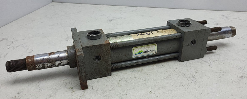 Miller Fluid Power Double Cylinder 1-1/2" Bore 1" Rod 1300 Psi 4 Stroke