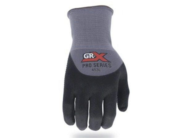 3 Pairs LARGE GRX Professional Series 453 Breathable Nitrile Work Gloves