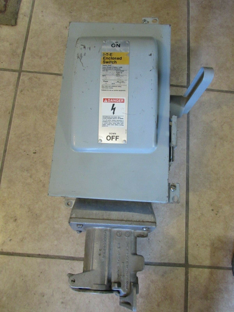 SIEMENS / ITE F351H-CH , Heavy Duty Enclosed Switch ,30 A / 600 V, MAKE OFFER! 