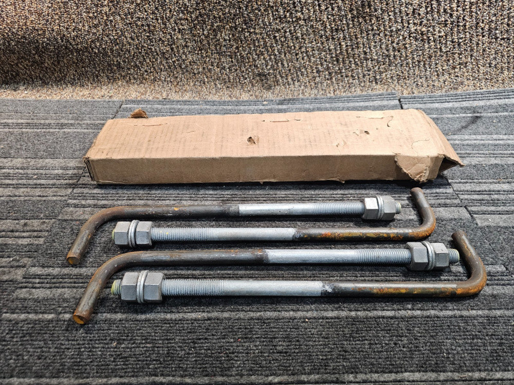 (QTY 4) Acuity Brands ABSSS-4C Anchor Bolt with Template for SSS 4C Pole