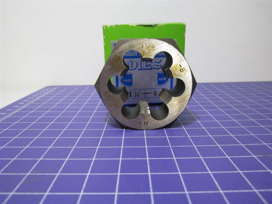 1-1/4-8 LH Hexagon Rethreading Die New