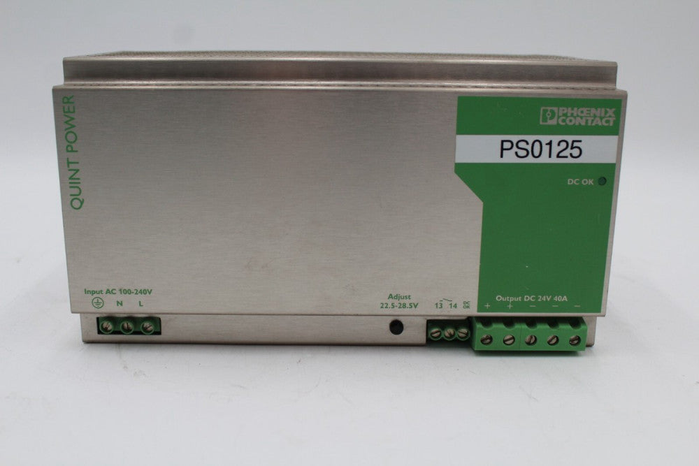 PHOENIX QUINT-PS-100-240AC/24DC/40 POWER SUPPLY