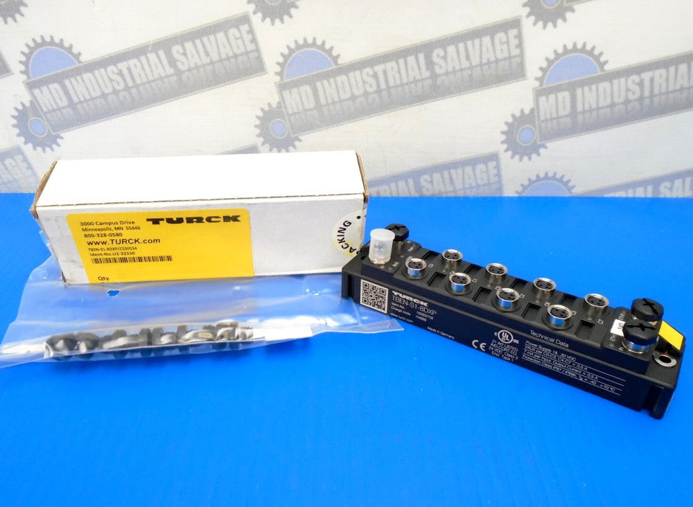 TURCK - TBEN-S1-8DXP/CS30154 - I/O for Ethernet. 8-Ch, PNP IN or 0.5A OUT 24VDC