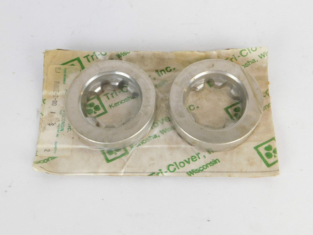 *Lot of 2* Tri-Clover E-Style Wear Rings R60E-2-80 - NEW Surplus!