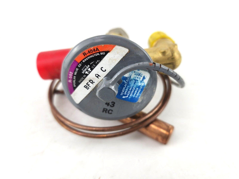 Sporlan Thermostat Expansion Valve BFRAC R502 BAL PORT TX VALVE 100985