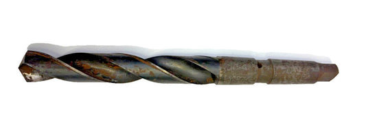 #4 MORSE TAPER SHANK DRILL BIT, SPIRAL 2 FLUTE, OAL 14-3/8"
