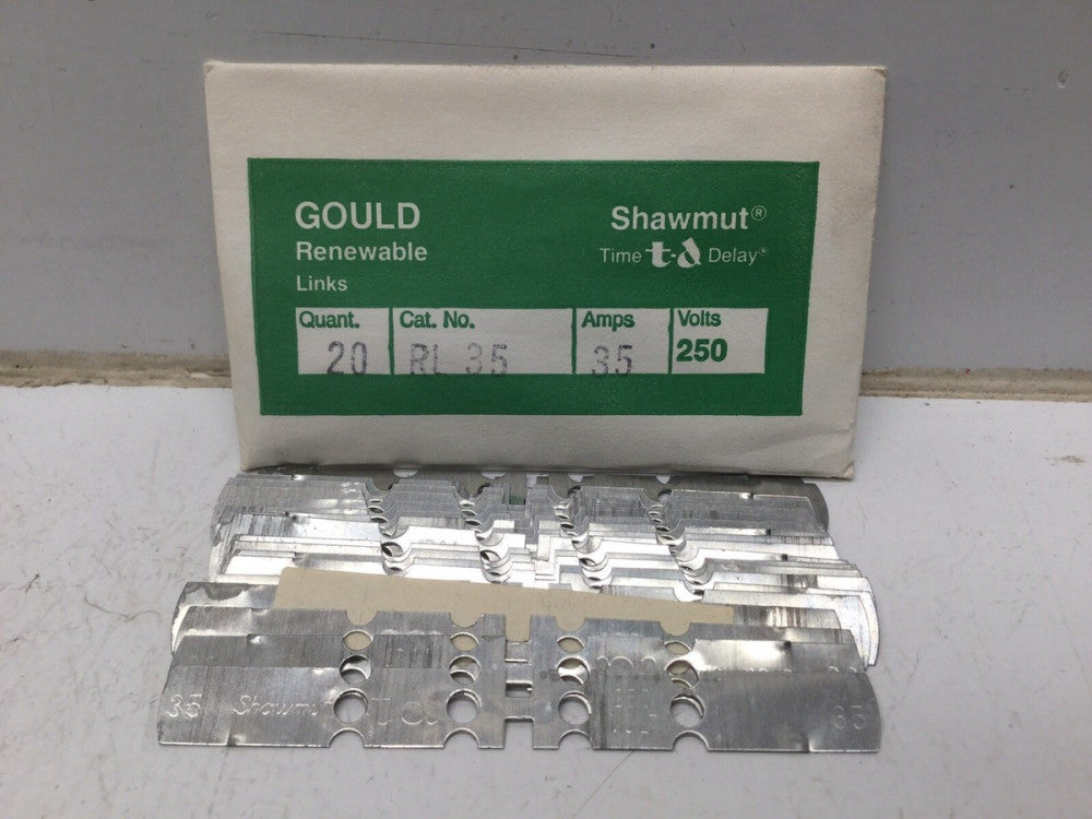 GOULD RL 35 RENEWABLE LINKS 35 AMP (LOT of 20)