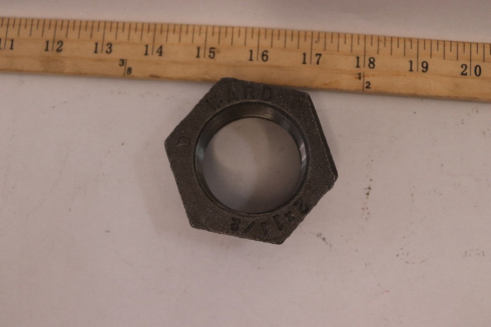 Ward Hex Plug Malleable Iron 2" x 1-1/2"
