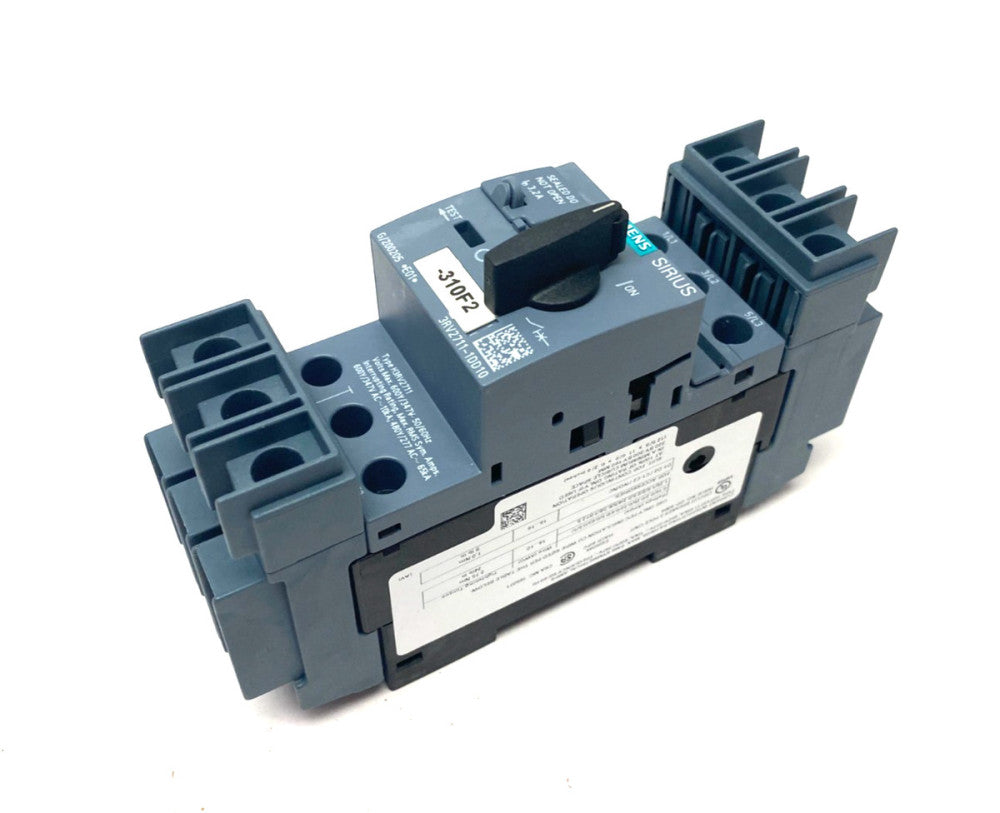 Siemens 3RV2711-1DD10 SIRIUS Motor Starter Circuit Breaker Frame Size S00
