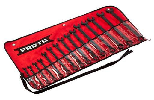  - 15Piece Black Oxide Metric Combination ASD Wrench Set - 12 Pt. (J1200F 