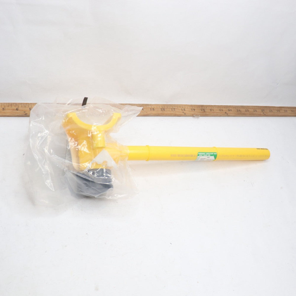Gasbraker Tapping Tee Butt Outlet Pipe Fitting Yellow - With Attached Hose
