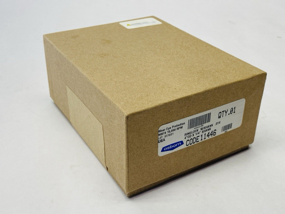 Osborn 11446 Wheel Brush 4" OD x 1/4" Shank