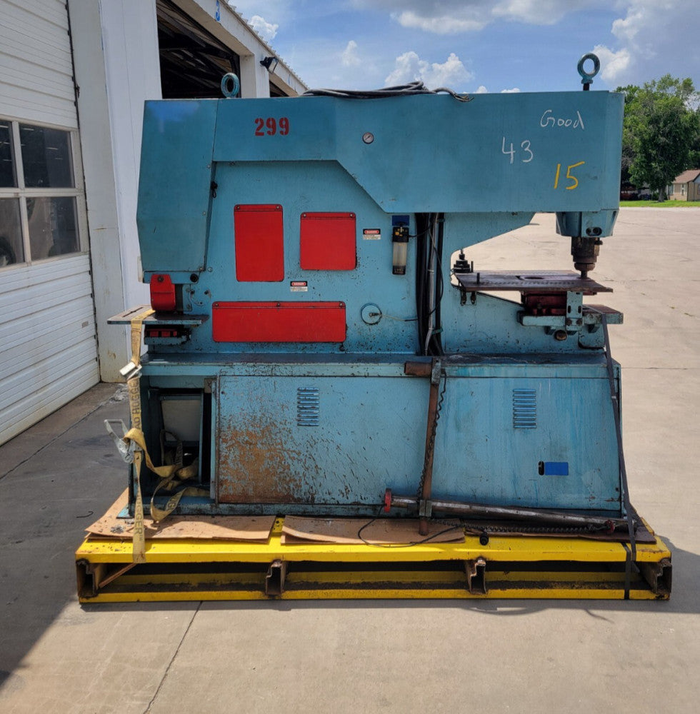 125 TON KINGSLAND MODEL #125XSD HYDRAULIC IRONWORKER, 645294