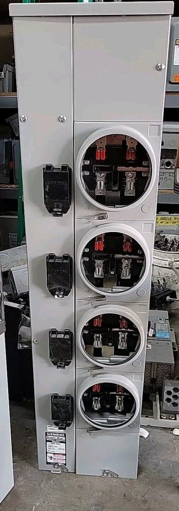 NEW OLD STOCK Siemens WMM41125R 4 Gang Meter Stack 1200A Bus  240V 1PH