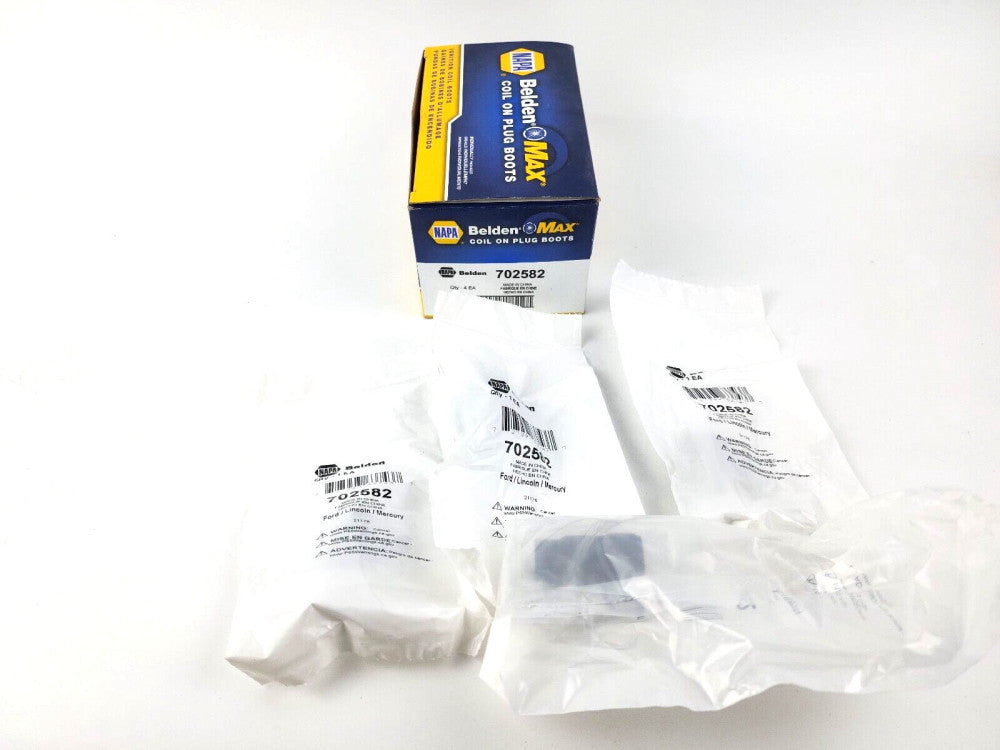 4pcs NAPA 702582 Spark Plug Boot (Coil On Plug) Ford Transit MKS MKX