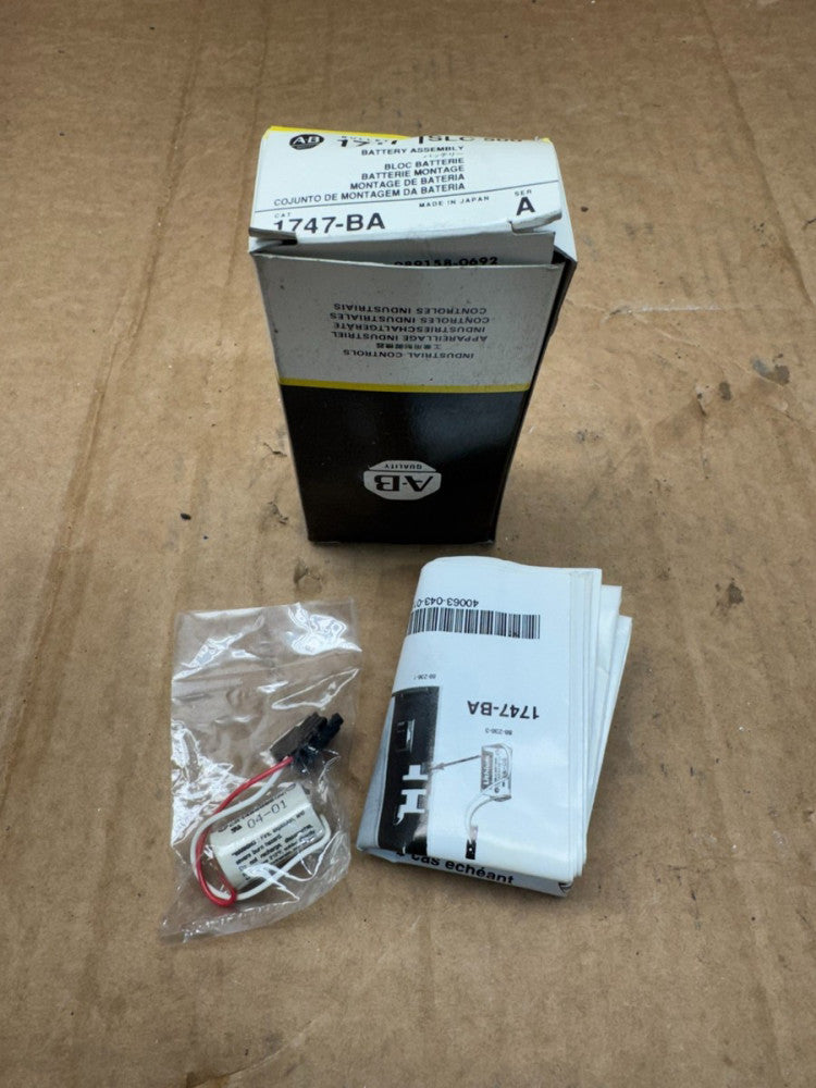 NEW IN BOX ALLEN-BRADLEY SLC 500 BATTERY 1747-BA SERIES A