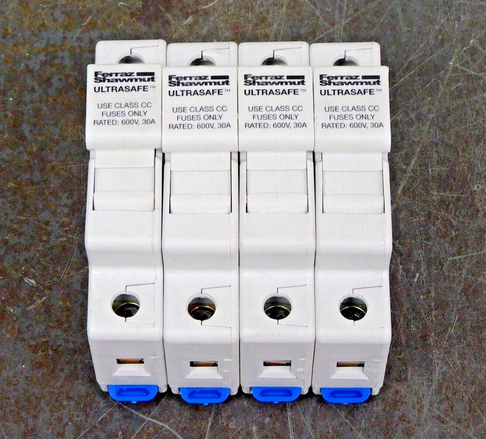 Ferraz Shawmut USCC1-B213441 Ultrasafe Fuse Holder 600V 30 A 75°C Lot of Four(4)