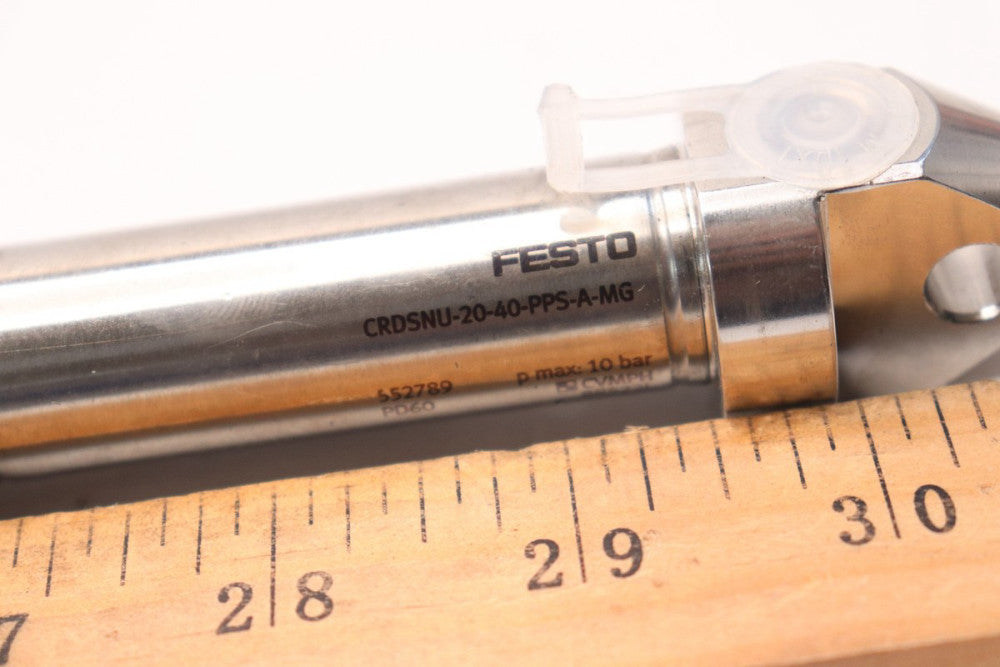 Festo Pneumatic Cylinders Rod High-Alloy Stainless Steel 40mm Stroke x 20mm Dia.