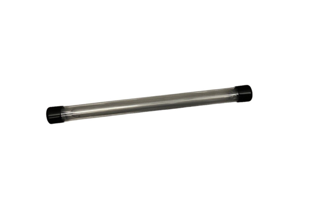 NORDSON Clear Storage Tube Small Plastic Round Tubing with Caps