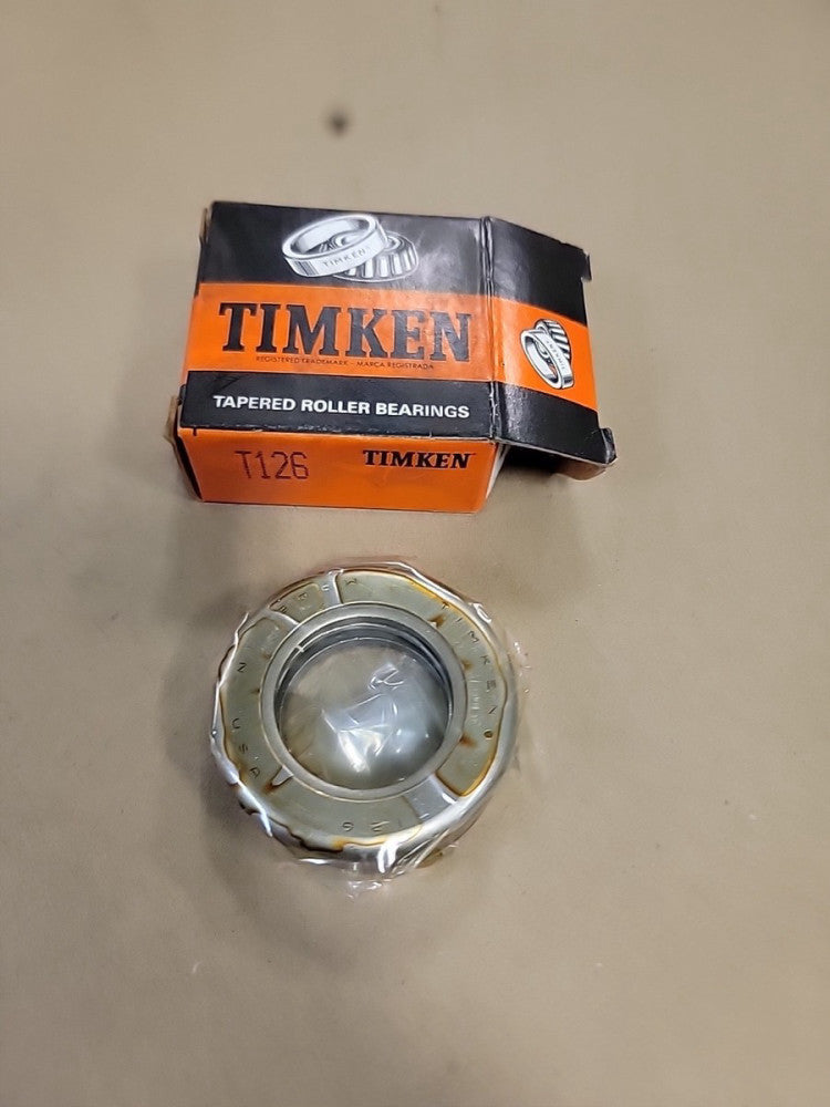 Timken T126  Cylindrical Thrust Bearing 1.26" ID x 2.1875" OD x 0.625", USA  