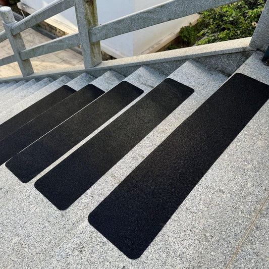 10 Pack Non-Slip Stair Treads, Outdoor Non Skid Step Tape, Black Anti-Slip Sa...