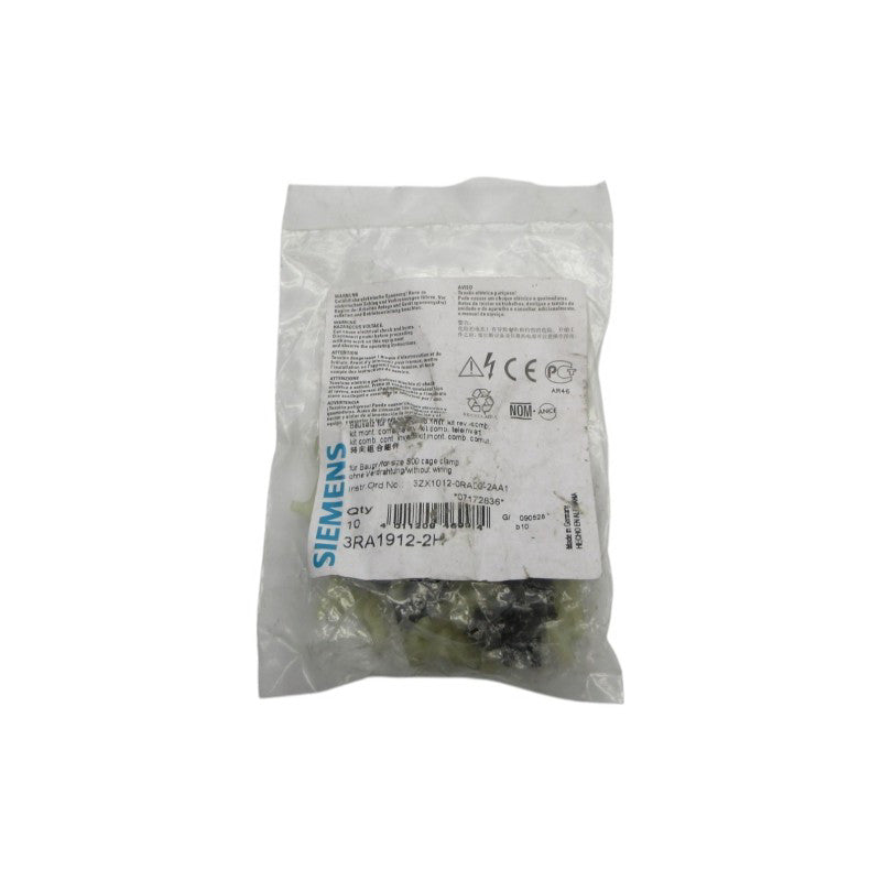 SIEMENS 3RA1912-2H (PKG OF 10) NSMP