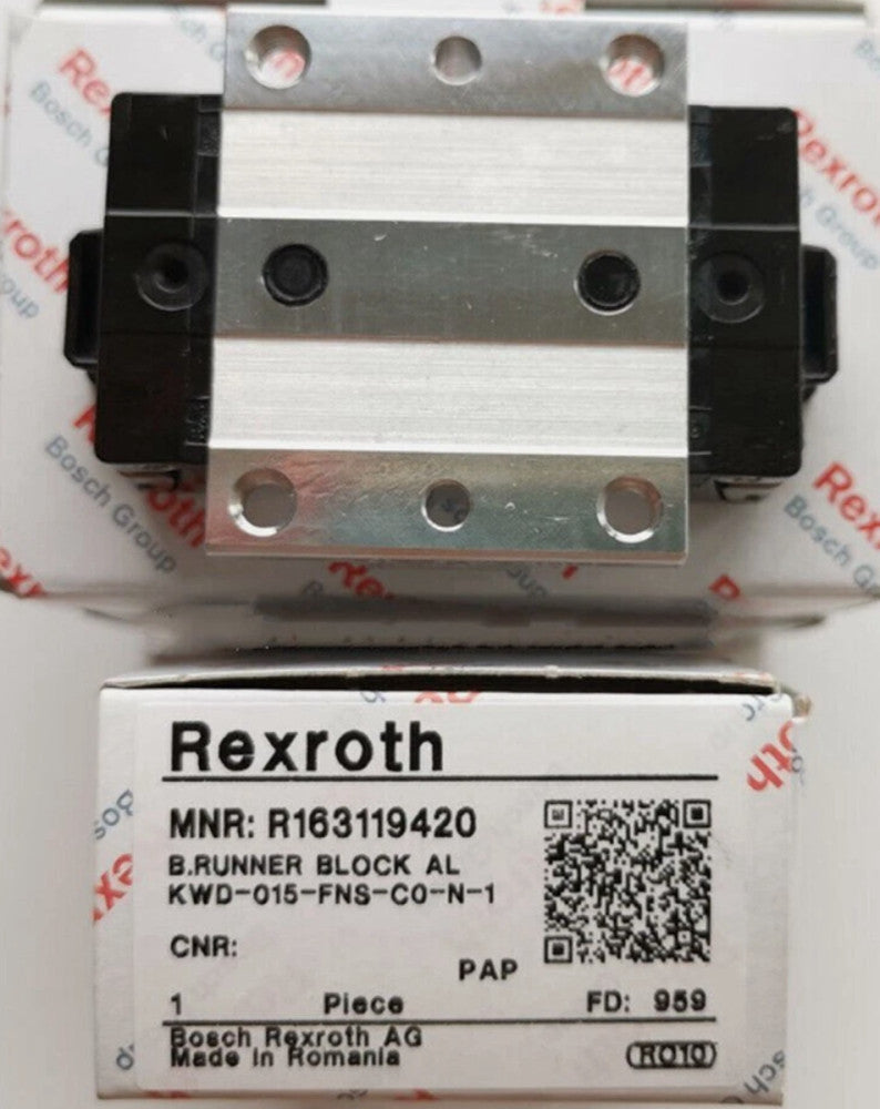 One Brand New REXROTH R163119420 Runner Block Ball Bearing